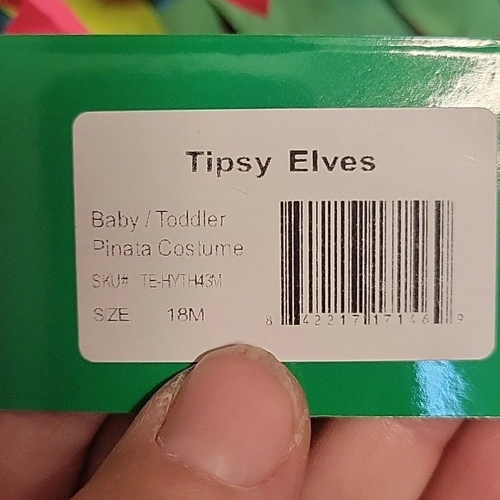 Tipsy Elves NWT Piñata Costume Unisex Toddler 18M Fortnite‎